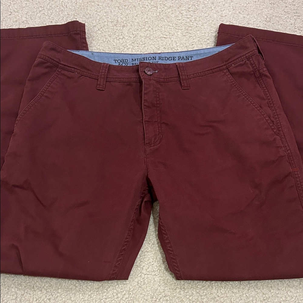 Toad&Co Mission Ridge Regular Fit Chinos - Picture 2 of 5
